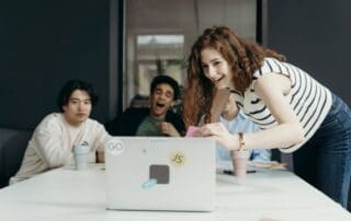 Happy Employees free of workplace sexual harassment