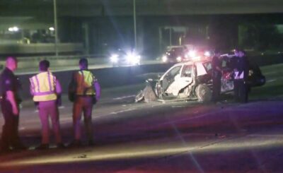 LAPD Car Accident Leaves 3 Officers Injured on 110 FWY