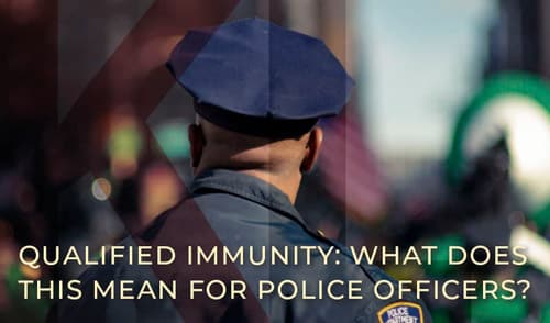 Qualified Immunity: What does this mean for police officers blog cover