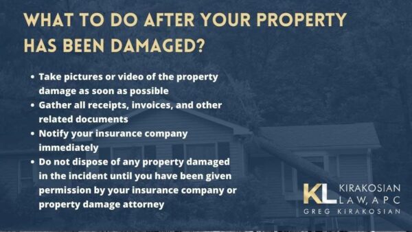 What to do after your property has been damaged