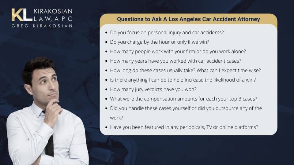 Questions to ask a car accident lawyer