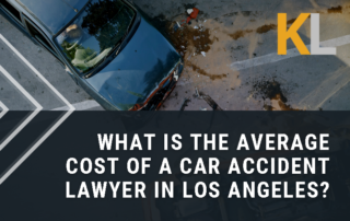 What is the average cost of a car accident lawyer in Los Angeles