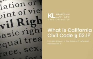California Civil Code § 52.1
