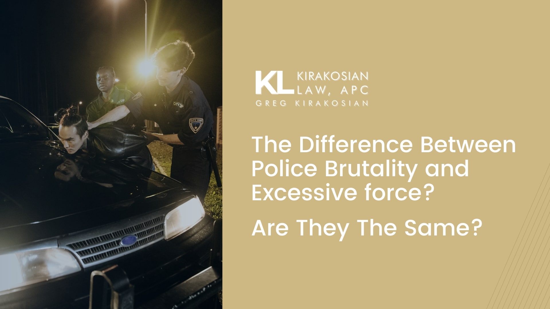 The Difference Between Police Brutality and Excessive force? Are They The Same?