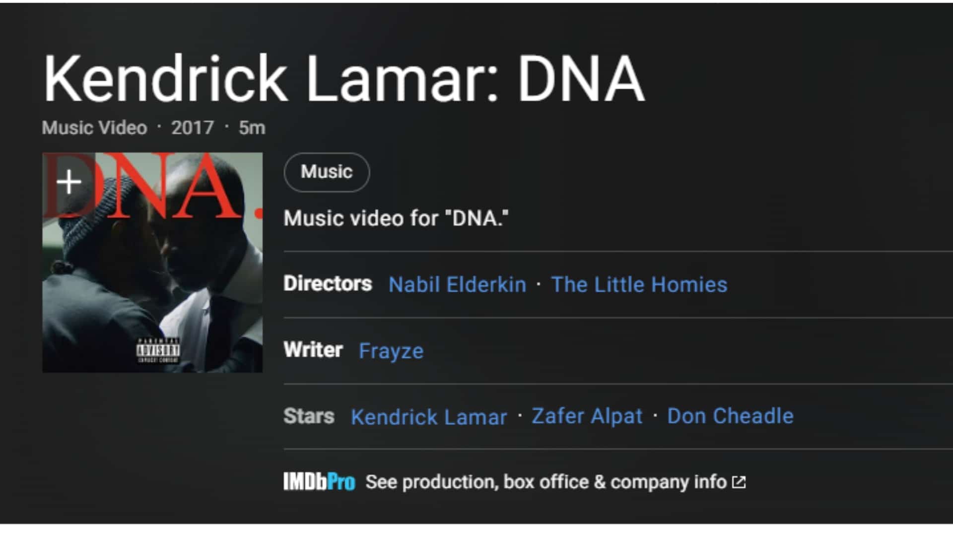 Zafer Alpat with Kendrick Lamar Role
