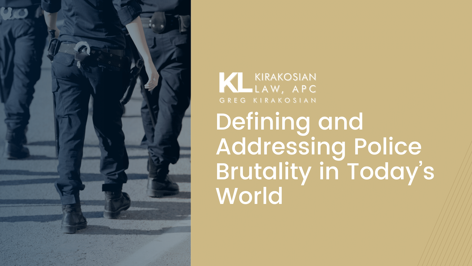 Defining and Addressing Police Brutality in Today’s World