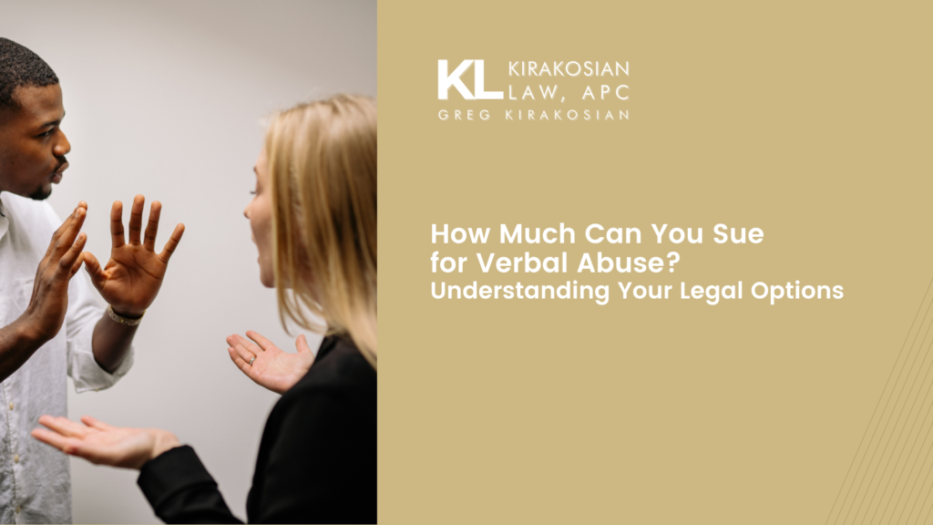 How Much Can You Sue for Verbal Abuse? Understanding Your Legal Options