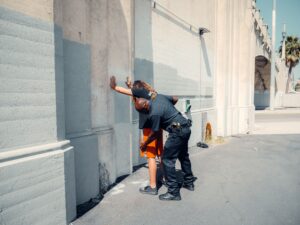 Search Incident to a Lawful Arrest: What Police Can and Cannot Do 1 A police officer patting down a suspect during a lawful arrest on a Los Angeles street