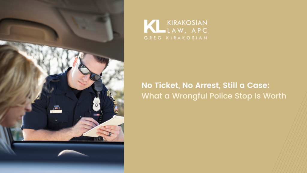 No Ticket, No Arrest, Still a Case: What a Wrongful Police Stop Is Worth 10 No Ticket, No Arrest, Still a Case: What a Wrongful Police Stop Is Worth