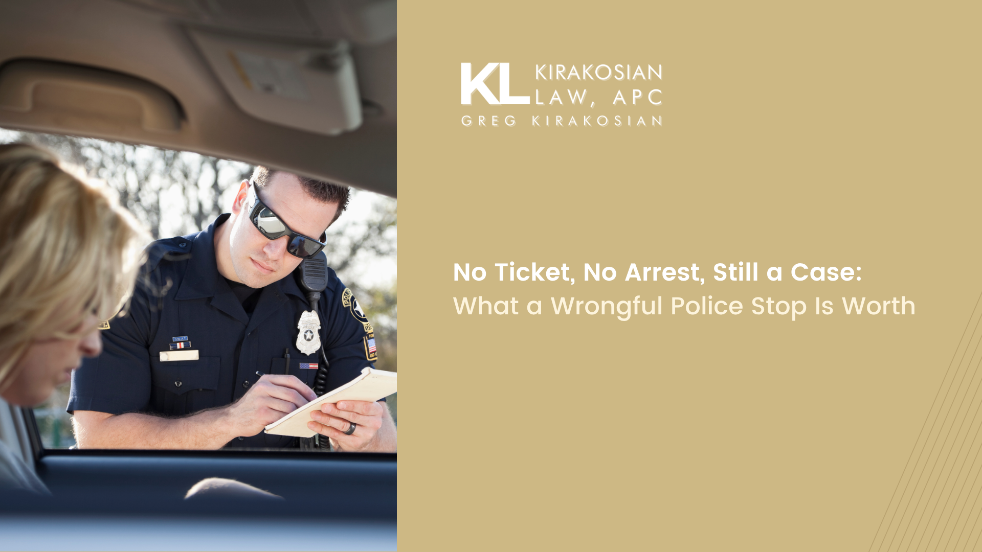 Home 31 No Ticket, No Arrest, Still a Case: What a Wrongful Police Stop Is Worth