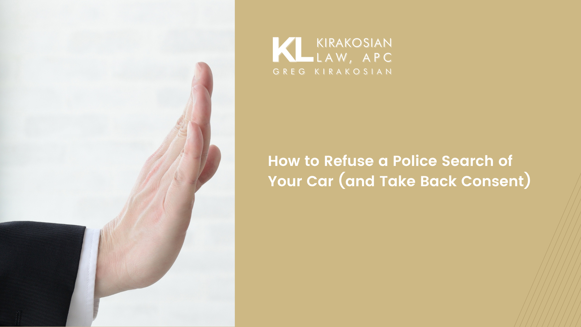 Home 30 How to Refuse a Police Search of Your Car (and Take Back Consent)