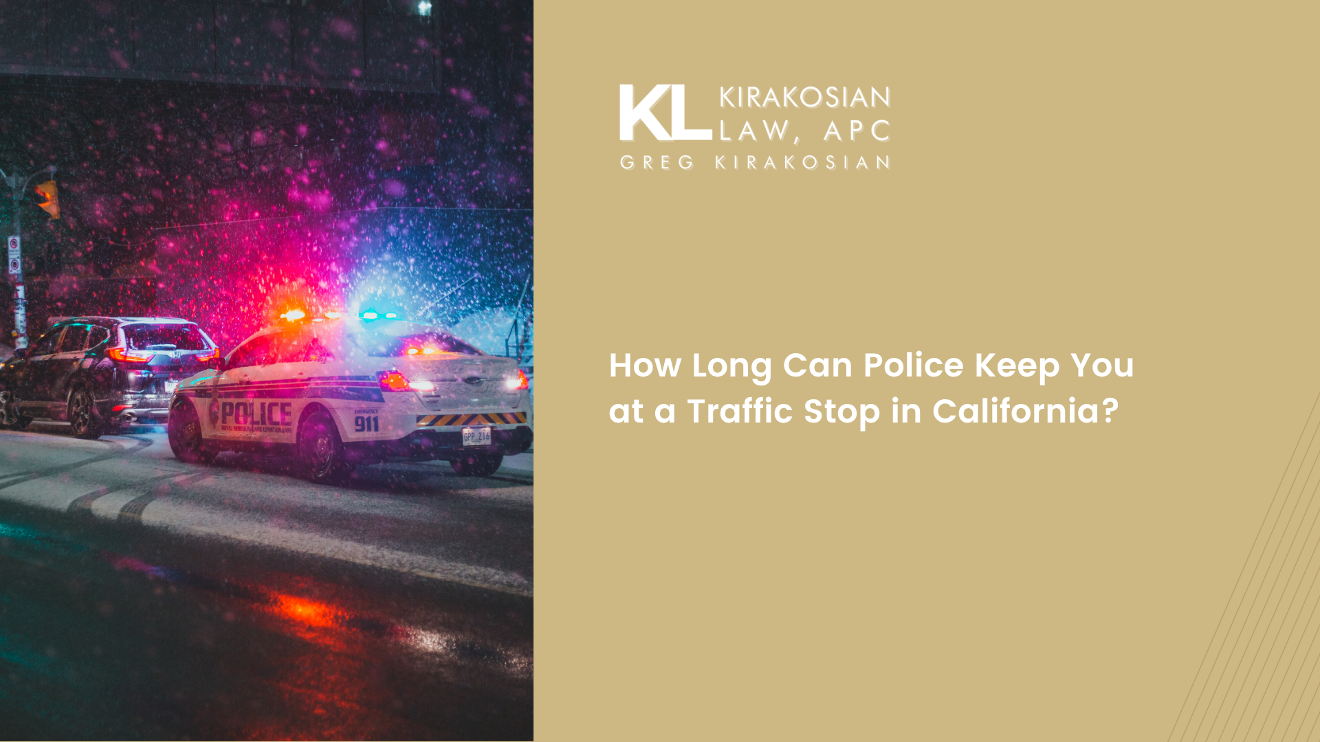 Home 31 How Long Can Police Keep You at a Traffic Stop in California?